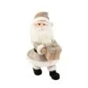 22" Champagne Santa With Gift Box