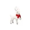 14" White Deer With Red Scarf 2 14" White Deer With Red Scarf -Christmas decorations Shop 0671408483