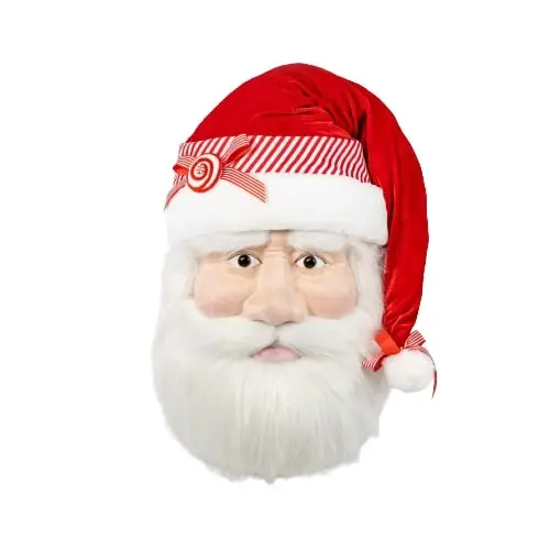 30" Red & White Candy Santa Face 3 30" Red & White Candy Santa Face