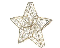11.5" Gold Battery Operated Star