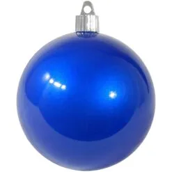 4" Shatterproof Ball UVW Wired Set Of 12 -Christmas decorations Shop 0671450025UVW