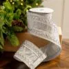 4" X5YD Silver Ribbon With Beaded Trim 1 4" X5YD Silver Ribbon With Beaded Trim -Christmas decorations Shop 0671474026 1