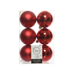 3" Shatterproof Shiny & Matte Ball Set Of 36 -Christmas decorations Shop 0671490302