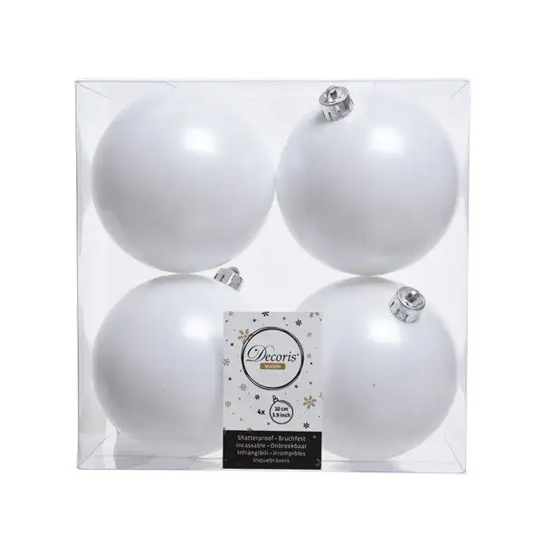 4" Shatterproof Shiny & Matte Ball Set Of 24 12 4" Shatterproof Shiny & Matte Ball Set Of 24 - Image 10