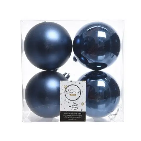 4" Shatterproof Shiny & Matte Ball Set Of 24 3 4" Shatterproof Shiny & Matte Ball Set Of 24