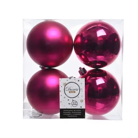 4" Shatterproof Shiny & Matte Ball Set Of 24 10 4" Shatterproof Shiny & Matte Ball Set Of 24 - Image 8