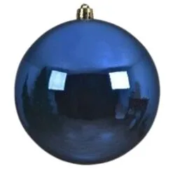 8" Shatterproof Shiny Ball Set Of 6 -Christmas decorations Shop 0671490339