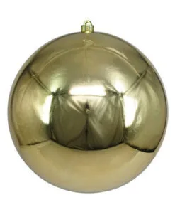 12" Shatterproof Shiny Ball Set Of 2