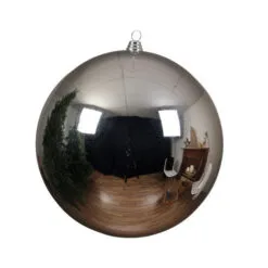 8" Shatterproof Shiny Ball Set Of 6 -Christmas decorations Shop 0671490361