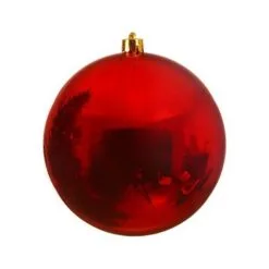 8" Shatterproof Shiny Ball Set Of 6 -Christmas decorations Shop 0671490362