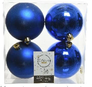 4" Shatterproof Shiny & Matte Ball Set Of 24 14 4" Shatterproof Shiny & Matte Ball Set Of 24 - Image 12