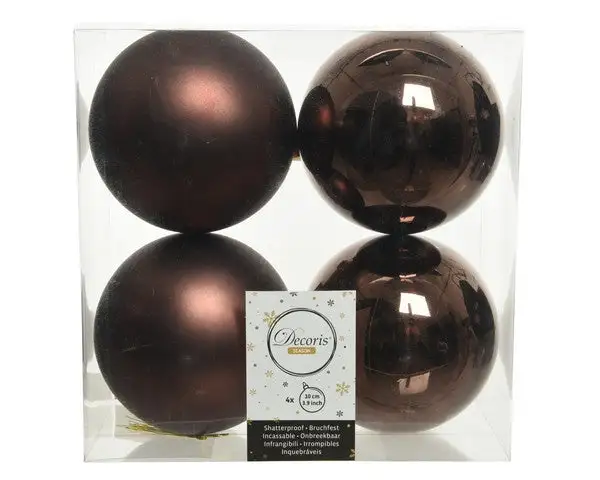 4" Shatterproof Shiny & Matte Ball Set Of 24 16 4" Shatterproof Shiny & Matte Ball Set Of 24 - Image 14