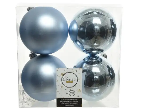 4" Shatterproof Shiny & Matte Ball Set Of 24 11 4" Shatterproof Shiny & Matte Ball Set Of 24 - Image 9