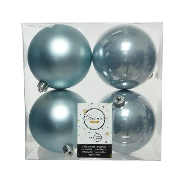 4" Shatterproof Shiny & Matte Ball Set Of 24 6 4" Shatterproof Shiny & Matte Ball Set Of 24 - Image 4