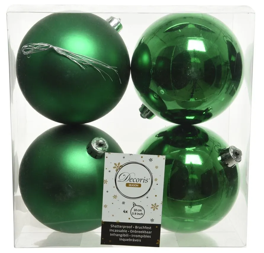4" Shatterproof Shiny & Matte Ball Set Of 24 17 4" Shatterproof Shiny & Matte Ball Set Of 24 - Image 15