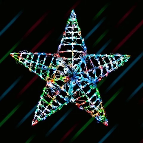 3 FT 5 Point 3 Dimensional Star Color Changing 3 3 FT 5 Point 3 Dimensional Star Color Changing