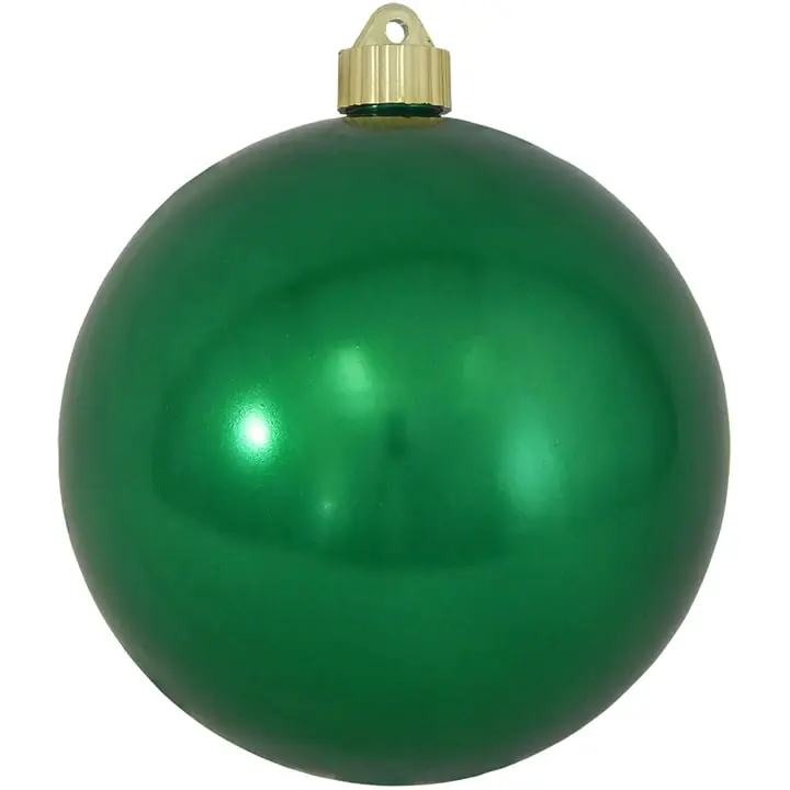 6" Blarney Green Ball Ornament Set Of 6 3 6" Blarney Green Ball Ornament Set Of 6