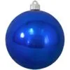 6" Azure Blue Ball Ornament Set Of 6 -Christmas decorations Shop 0671493154