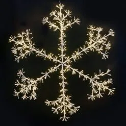 5 FT 960 Classic White LED Sparkler Snowflake