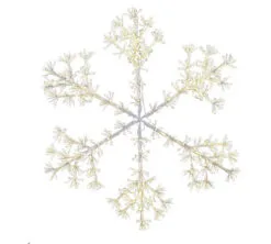 5 FT 960 Classic White LED Sparkler Snowflake -Christmas decorations Shop 0671496160 2