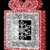 6 FT X 5 FT LED Red & White Gift Box With Snowflake