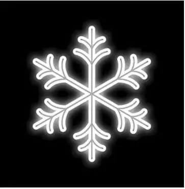 2 FT X 1.5 FT White LED Snowflake 3 2 FT X 1.5 FT White LED Snowflake