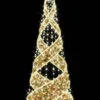 5 FT X 5 FT X 13 FT Warm White LED Gold Ribbon Tree 1 5 FT X 5 FT X 13 FT Warm White LED Gold Ribbon Tree -Christmas decorations Shop 0671499270