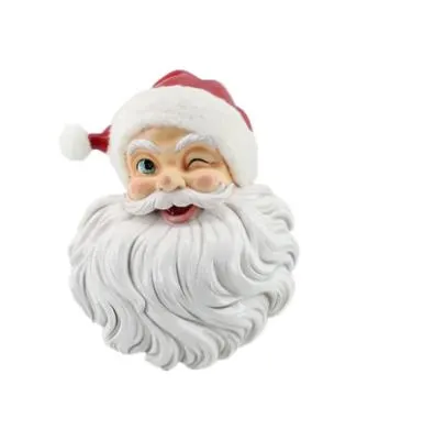 12" Santa Head Wall Art 4 12" Santa Head Wall Art - Image 2