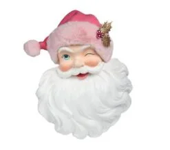 Pink Santa Head Wall Decor -Christmas decorations Shop 0796229450