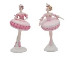 5" Pink Macaron Assorted Ballerina Set Of 2 5 5" Pink Macaron Assorted Ballerina Set Of 2 -Christmas decorations Shop 0796229523