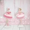 5" Pink Macaron Assorted Ballerina Set Of 2 -Christmas decorations Shop 0796229523 1
