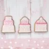 Pink Royal Icing Assorted Cookie Ornament Set Of 3 -Christmas decorations Shop 0796229606 1