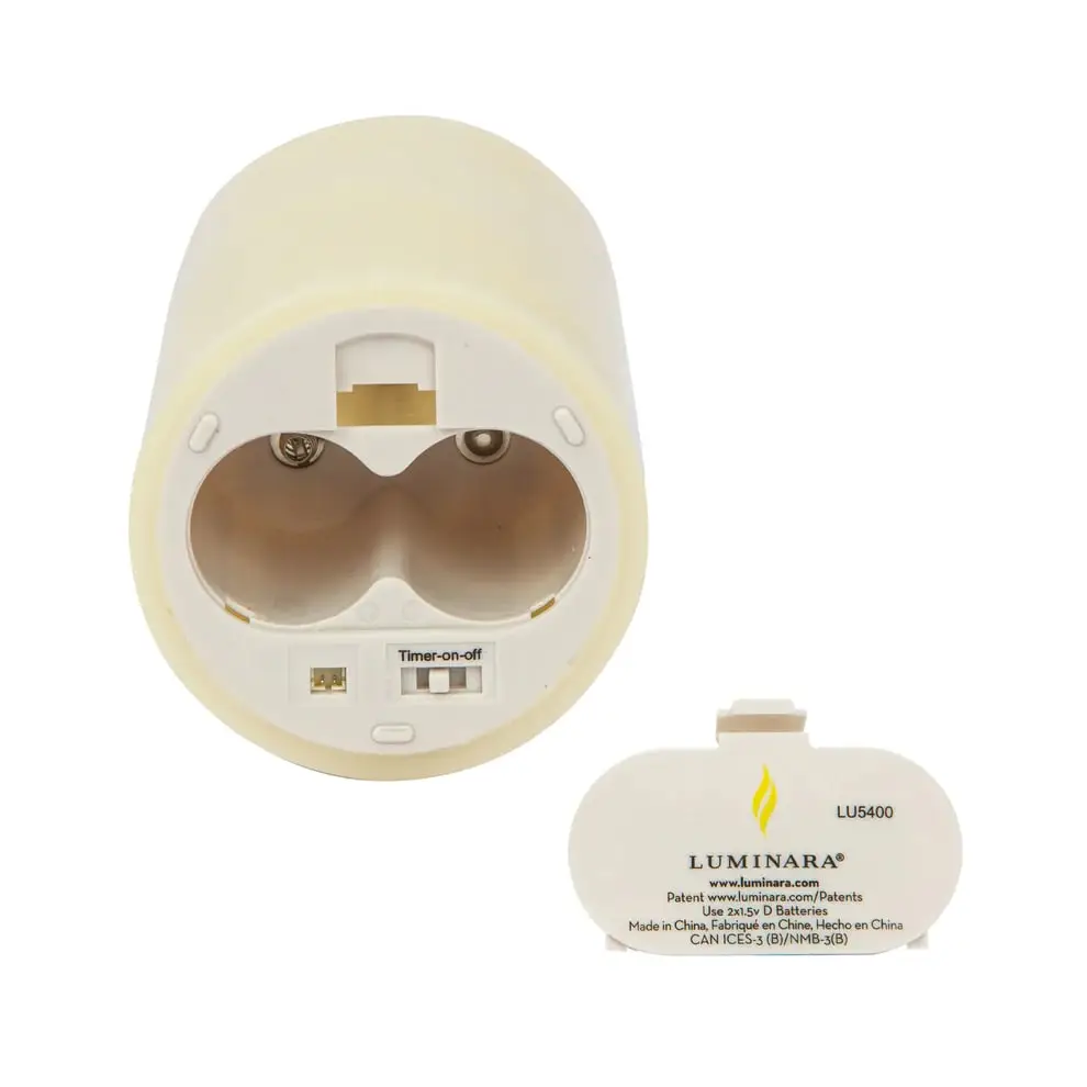 8.75" Ivory Flameless Candle Pillar 6 8.75" Ivory Flameless Candle Pillar - Image 4