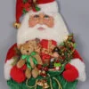 Karen Didion Originals Lighted Santa Head With Gift Bag 1 Karen Didion Originals Lighted Santa Head With Gift Bag -Christmas decorations Shop 1393602320