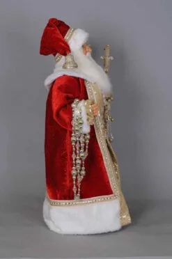 Karen Didion Originals Red & Gold Santa -Christmas decorations Shop 1393602367 3