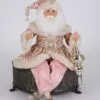 Karen Didion Originals Sparkling Blush Posable Santa 2 Karen Didion Originals Sparkling Blush Posable Santa -Christmas decorations Shop 1393602728