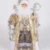 Karen Didion Originals 19" Ivory & Gold Santa -Christmas decorations Shop 1393602795