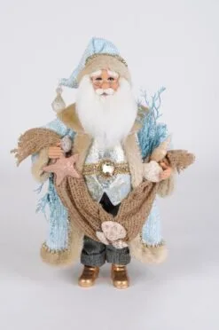 Karen Didion Originals Coastal Shell Swag Santa