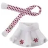 Elf On The Shelf Couture Snowflake Skirt & Scarf -Christmas decorations Shop 1485401121