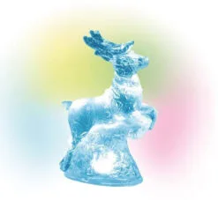Village Accessory Lit Ice Castle Reindeer