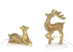 Village Accessory Lit Deer Yard Decor