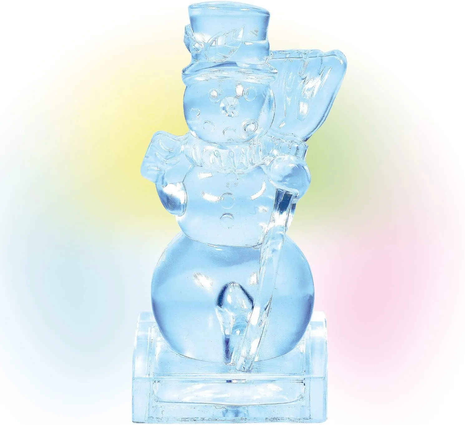 Village Accessory Lit Ice Castle Snowman 3 Village Accessory Lit Ice Castle Snowman