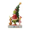 Possible Dreams 11" Grinch, Max & Cindy Lou By The Tree -Christmas decorations Shop 2839926445