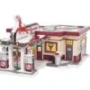 Snow Village Reindeer Gas Station -Christmas decorations Shop 2839928587