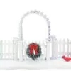 Village Accessory Cardinal Christmas Gate -Christmas decorations Shop 2839928590 665deb01 9c78 45f9 8909 393e0f928ab8