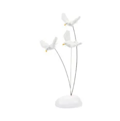 Village Accessory White Christmas Doves