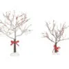 Village Accessory Crabapple Tree With Ribbon -Christmas decorations Shop 2839928624