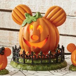 Mickey's Halloween Village Mickey's Town Center Pumpkin -Christmas decorations Shop 2839929066B
