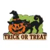Snow Village Halloween Trick Or Treat Sign -Christmas decorations Shop 2839930405