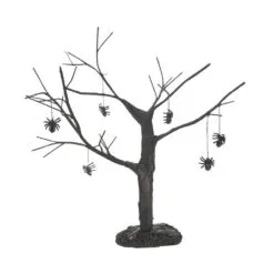 Snow Village Halloween Spider Tree